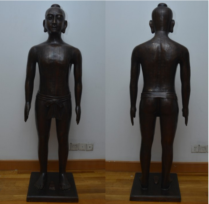 仿明代針灸銅人模型(真銅全銅、58黃銅材質(zhì))