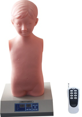數(shù)字遙控式兒童心肺觸診聽(tīng)診模擬人